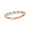 14K Rose Gold, variant on Diamond Two-Row Layered Stackable Band Ring for Women, 14K Yellow Gold, Jewelry Gift for Her- 10