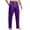 Purple, variant on CharmCyan Mens Casual Lounge Pants with Pockets Elastic Waistband Relaxed Fit Soft Lightweight Trousers for Home or Gym Wear Blue L