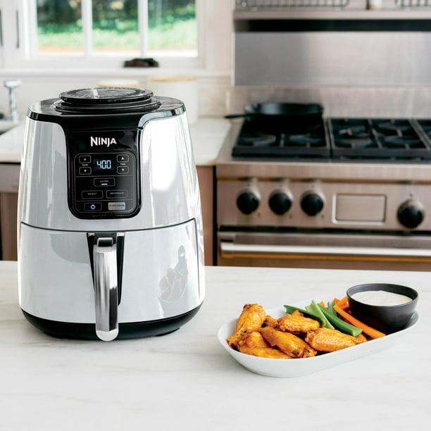 Ninja 4Qt Air Fryer, Nonstick Basket with Crisper Plate