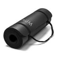 thumbnail image 1 of AUM High Density HD Foam Tech Yoga Exercise Mat - 72" x 24" x 1/2" - Black, 1 of 2