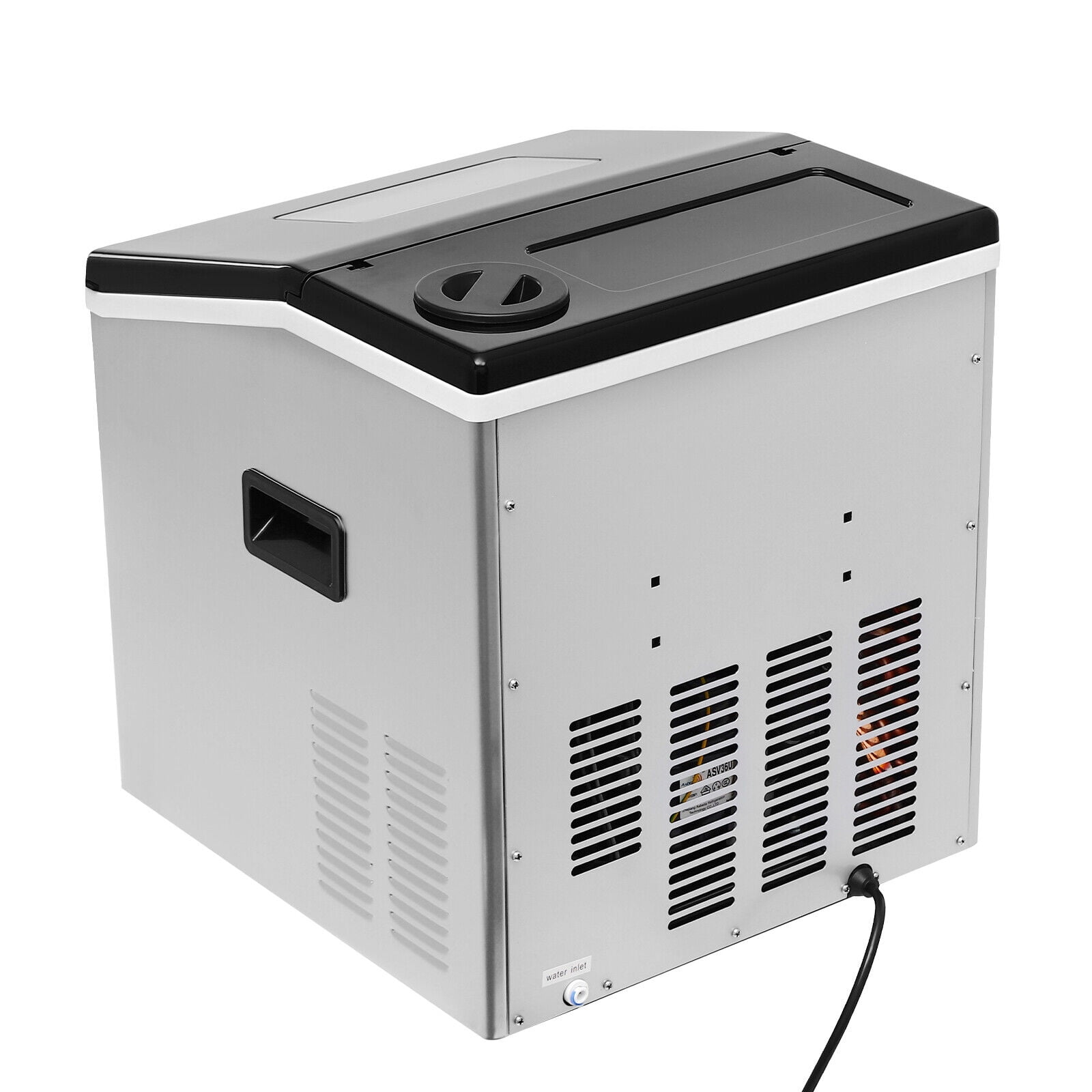 110V Tabletop Ice Cube Maker Ice Maker Crushed Ice and Ice Cube Maker ZBS-20