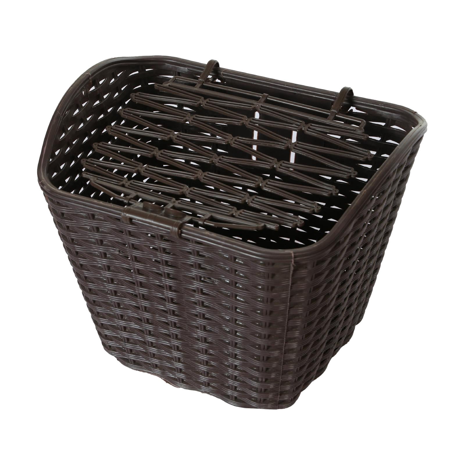Front Basket with Cover Bike Basket for Outdoors Cycling Accessories Khaki