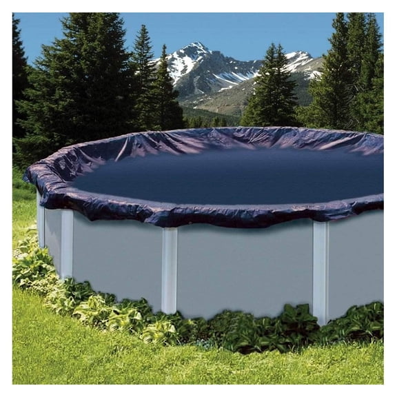 15' Round Pool Leaf Net Cover - Above Ground Swimming Pool Cover for Winter Protection, Debris Removal, Easy Installation with Cable & Ratchet 15 FT Black