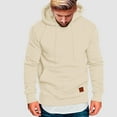 thumbnail image 4 of Gibobby Mens Hoodie Sweatshirt Zip Up Hooded Sweatshirts Soft Casual Hoodies(Beige,3XL), 4 of 4