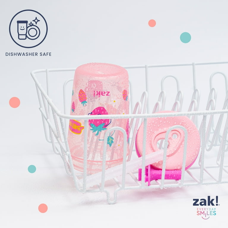 Zak Designs Disney Minnie Mouse Tumbler with Straw for Kids, 15 oz