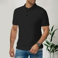 thumbnail image 6 of Men's Casual Seamless Short-Sleeve Polo Shirt with Flip Collar, 6 of 16
