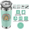 thumbnail image 4 of Teacher Gifts for Women - Cool Gifts for Teachers Women - Teacher Appreciation Gifts for Women - Teacher Gift Ideas - Teacher Birthday Gifts for Women,Christmas Gifts for Teacher - 20 Oz Mint Tumbler, 4 of 6