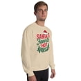 thumbnail image 7 of Santa's Favorite Hot Mess Christmas Sweatshirt – Funny & Festive Holiday Design  Cozy Christmas Apparel & Unique Gift (Sand), 7 of 7