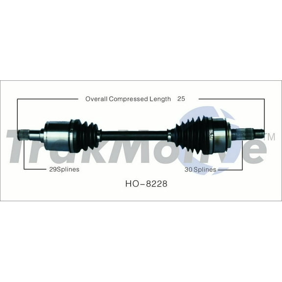CV Axle Shaft Fits select: 2007-2012 ACURA RDX