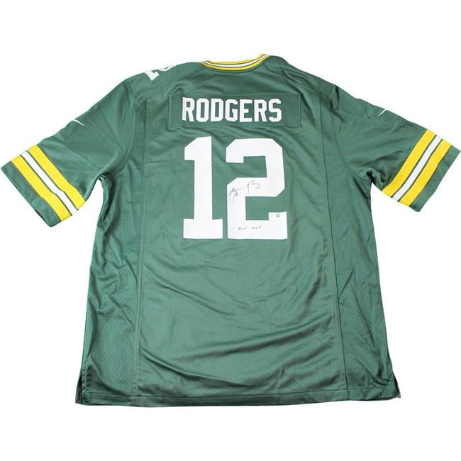rodgers signed jersey