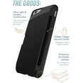 thumbnail image 4 of Smartish iPhone 6 Plus/6s Plus Wallet Case - Wallet Slayer Vol. 1 [Slim + Protective] Credit Card Holder for Apple iPhone 6s Plus/6 Plus (Silk) - Black Tie Affair, 4 of 7