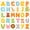 Colorful, variant on Feelyou Zoo Animal Twin Comforter Sets, Lion Giraffe Bedding Set, 2pcs