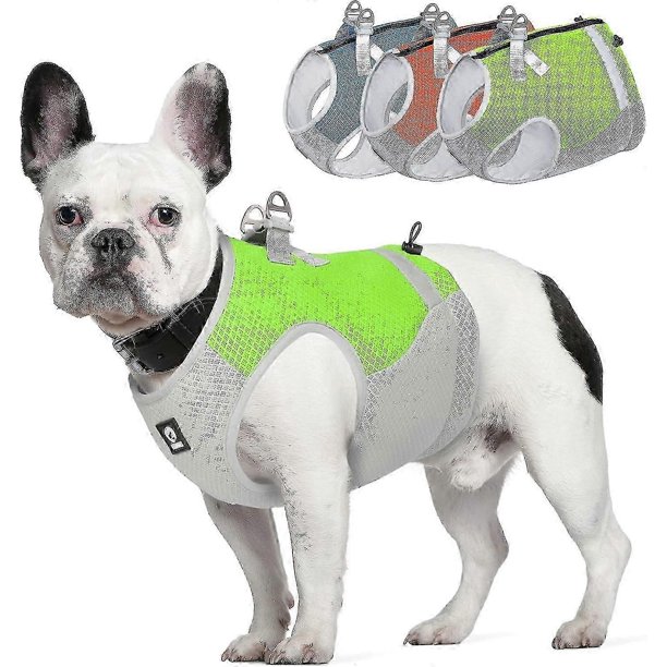 Dog Cooling Vest Harness,outdoor Puppy Cooler Jacket Reflective Breathable Dog Vest For Small Medium Large Dogs