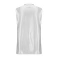 thumbnail image 4 of PFRNLF Womens Satin Tank Tops Pleated Business Casual Outfit Summer Sleeveless Dressy Work Blouse, 4 of 9