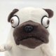 thumbnail image 2 of Pug Dog Stuffed Animal, Funny & Cuddly Puppy Plush Toys For Kids Adults, Dog Plushies Toy Gift, 2 of 5