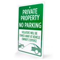 thumbnail image 4 of Brybelly ISGN-012 Private Property No Parking Sign, 4 of 4