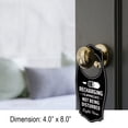 thumbnail image 2 of Recharging I'd Appreciate Not Being Disturbed Right Now Door Hanger | House or Business Door Sign - White, 4" x 8", 2 of 8