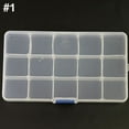 thumbnail image 3 of Xinyolin 10/15/24 Compartments Plastic Box Jewelry Bead Storage, Container Craft Organizer, 3 of 8