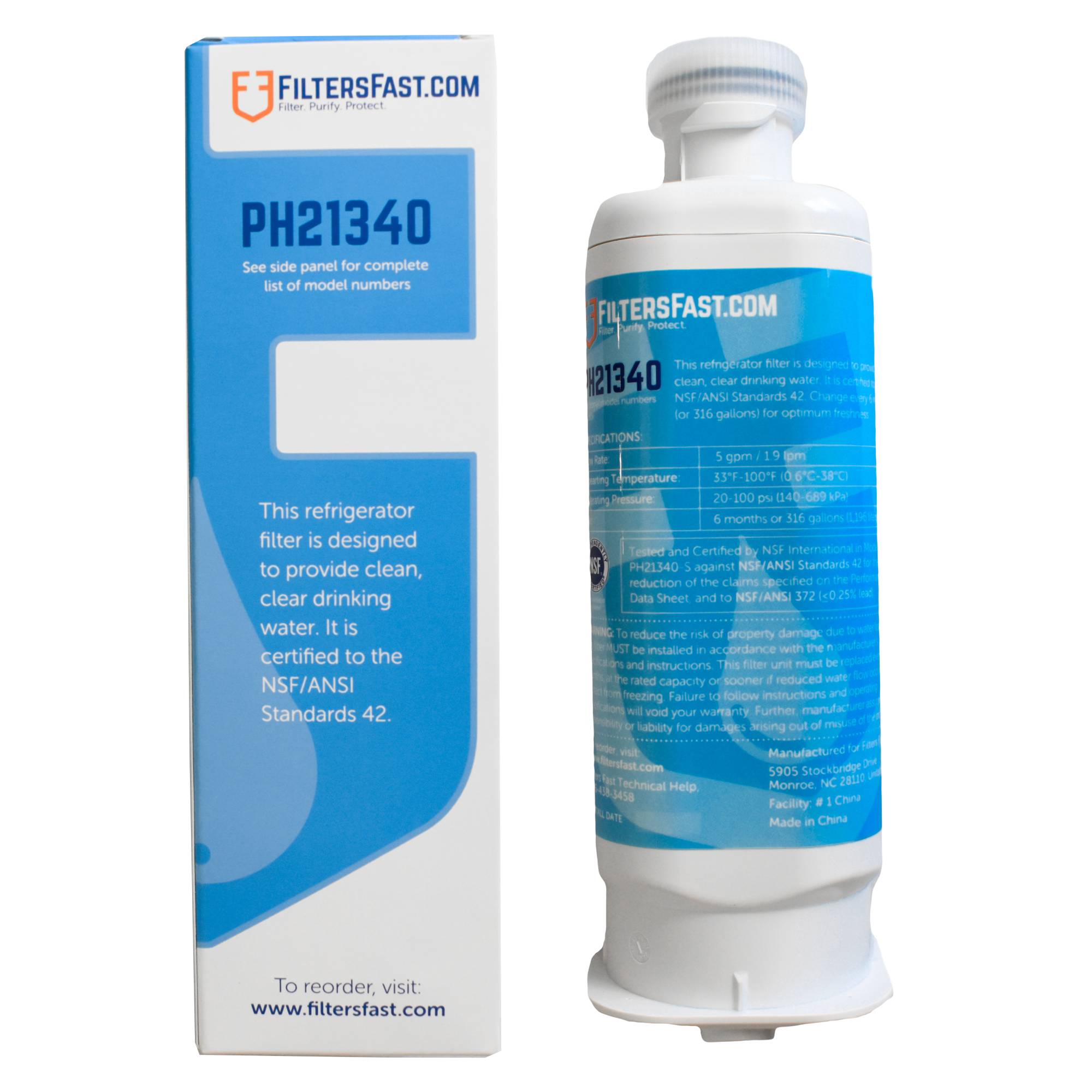 Filters Fast® PH21340 Replacement for Samsung HAFQIN/EXP, DA29717376B