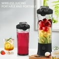 thumbnail image 2 of 600ml Portable Smoothie Maker USB Rechargeable Juicer Blenders Juicing Cup with Powerful Motor for Home and Gym Use, 2 of 8