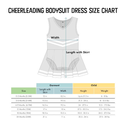 Creative Knitwear Baby & Toddler Girl Cheerleader Bodysuit, Sizes 0-3M-24M