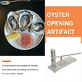 thumbnail image 3 of SHINYPASING 1 Pc Oyster Shucker Tool Iron Light Grey for Kitchen, 3 of 8