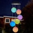 thumbnail image 3 of Solar Wind Chime Light, Epicgadget Solar Light Color Changing Outdoor Solar Garden Hanging Mobile Decorative Lights for Backyard Walkway Pathway Christmas Decoration Parties (Ball), 3 of 6