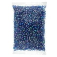thumbnail image 3 of John Bead 1000pcs 9mm Plastic Crow Beads | Transparent Dark Sapphire Iris Pony Bead, 3 of 3