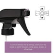 thumbnail image 4 of HLONK 4pcs Spray Bottle Trigger Nozzle Replacement Sprayer Heads for Glass or Bottle Replacement, 4 of 7