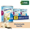 Glucerna Nutritional Snack Shake, Homemade Vanilla, 8-fl-oz Can, 4 Count