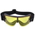 thumbnail image 3 of Gafas al aire libre, gafas antivaho, gafas de sol tácticas, tiro, ciclismo, protección ocular (amarillo), 3 of 8