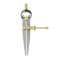 thumbnail image 1 of Adjustable Lockable Steel Divider Wing Leather , 75mm, 1 of 7