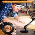 thumbnail image 1 of fsxdhpcsgfc Magnifying Glass With Light And Stand 10x Magnifying Lamp With Clamp | Reading Magnifier Stand Magnifier Lamp With 3 Colours And Continuous | LED Desk Lamp For Work And Easy Easter Crafts, 1 of 6