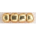 thumbnail image 2 of Mill Hill Glass Pebble Beads 5.5mm 30/Pkg-Old Gold, 2 of 2