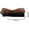 thumbnail image 5 of AMBER Sports Top Leather Jump Rope with Foam Handles, 5 of 6