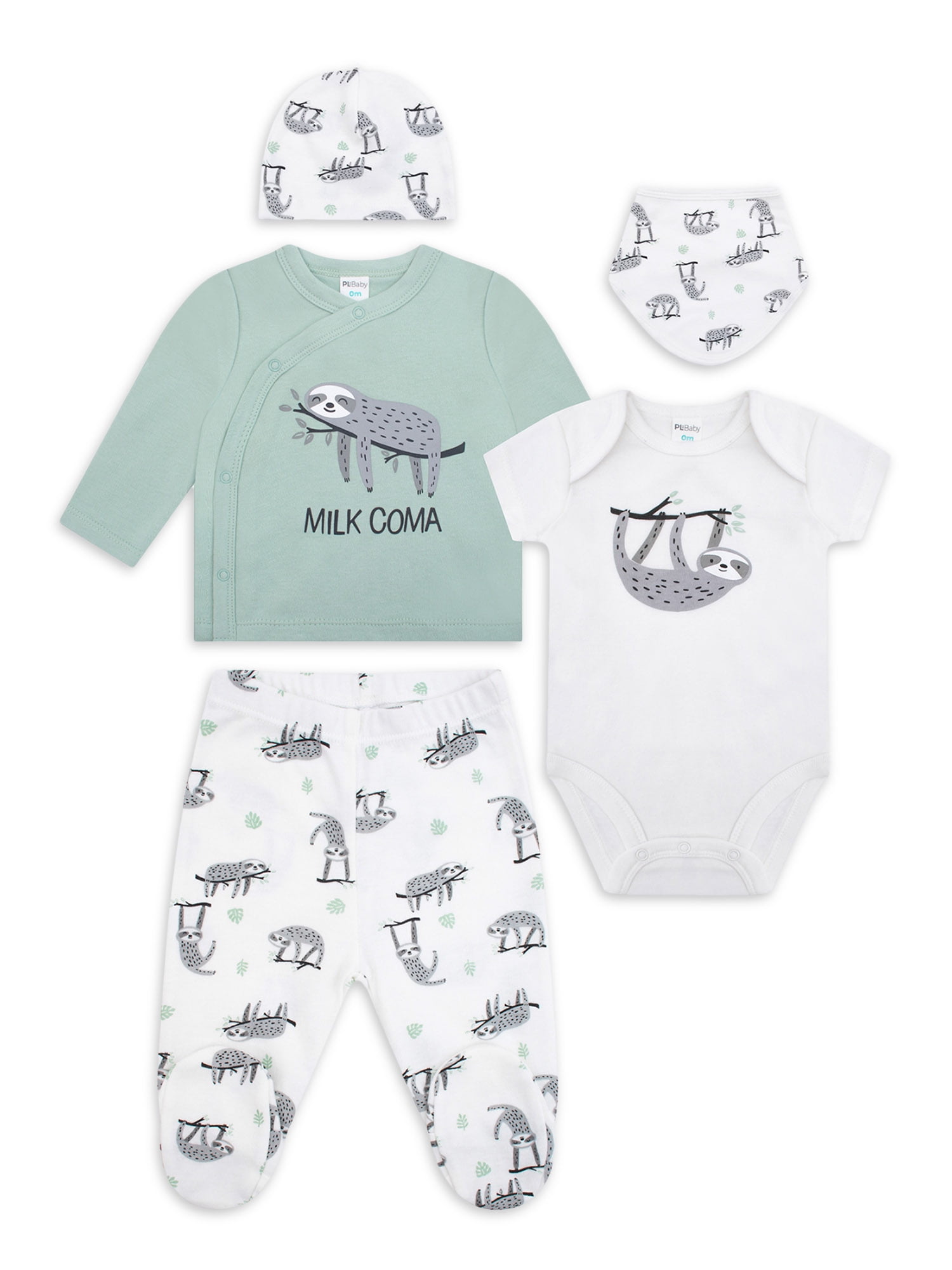 Lzxuan Newborn Infant Baby Boy Soccer Rompers+Pants+Hats 3Pcs Bodysuit Clothes Set