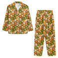 thumbnail image 6 of FOR U DESIGNS Hippie Flower 2 Pack Women's Pajama Set Soft Long Sleeve Sleepwear Loungewear Pjs Sets Pants with Pockets for Women Size 3XL Nightwear Long Tops, 6 of 7