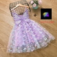 thumbnail image 1 of 2024 Mode Été Robe en Maille 3D Butterfly pour Filles Robe Princesse Mignonne Ailes Violettes 3-8 Ans, 1 of 1