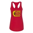 thumbnail image 2 of Wild Bobby, I'm Sunshine Mixed With A Little Hurricane , Inspirational/Christian, Women Racerback Tank Top, Red, X-Large, 2 of 5