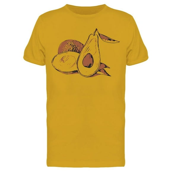 Cool Avocados Drawing Tee Men's -Image by Shutterstock
