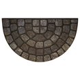 thumbnail image 2 of Achim Importing Co. RRM1830GS6 Raised Rubber Mat Grey Stone Slice 18x30, 2 of 5