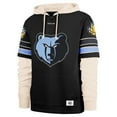 thumbnail image 2 of Men's '47  Black Memphis Grizzlies Split Zone Cornerback Duo Hoodie, 2 of 3