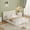 Off White Queen Variant 2, variant on Harmie Bed Frame Soft Cloud Bed Surround Anti Collision Soft Cushion Adults And Guest Rooms Off White