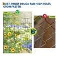 thumbnail image 4 of Heavy Duty Black Metal Garden Trellis Panels for Climbing Plants – Rustproof Decorative Fence, Outdoor Privacy Screen & Plant Support, Arch Design, Ideal for Patio & Yard, 4 of 7