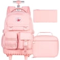 thumbnail image 1 of Mochila con ruedas WZLVO para niñas y mujeres de 21 pulgadas resistente al agua, 1 of 8