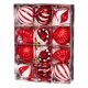 thumbnail image 3 of Bolas Colgantes Con Formas Especiales Juego de 12 adornos navideños de plástico para árbol de Navidad con forma de calabaza, dona, cebolla y almendra JASKFLY, 3 of 9