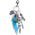 thumbnail image 1 of Llavero Bohemia Atrapasueños Colgante Llavero Llavero Clip Llavero Coche Llavero Llavero Bolso Hebilla Charms Accesorios Azul Durable y práctico, 1 of 5