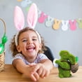thumbnail image 2 of CHUANK 3/2/1pcs Easter Decorations Pastel Flocked Easter Bunny Decor Spring Table Centerpieces Indoor Decor Bunnies Decoration Set for Home Party, 2 of 3