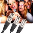 thumbnail image 3 of 3P XLR hembra Jack a doble 2 macho enchufe Y divisor adaptador Cable 1 pie, 3 of 8