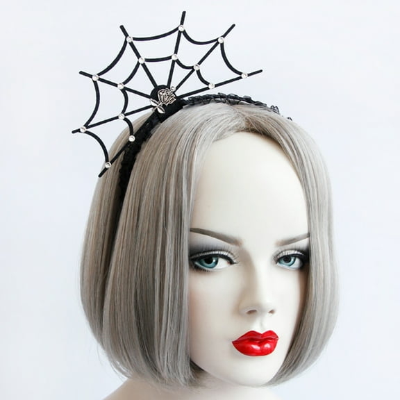 FRCOLOR Spider Hair New Trendy Spiders Web Headband Headdress for  Party Cosplay